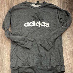 Dark gray Adidas crewneck